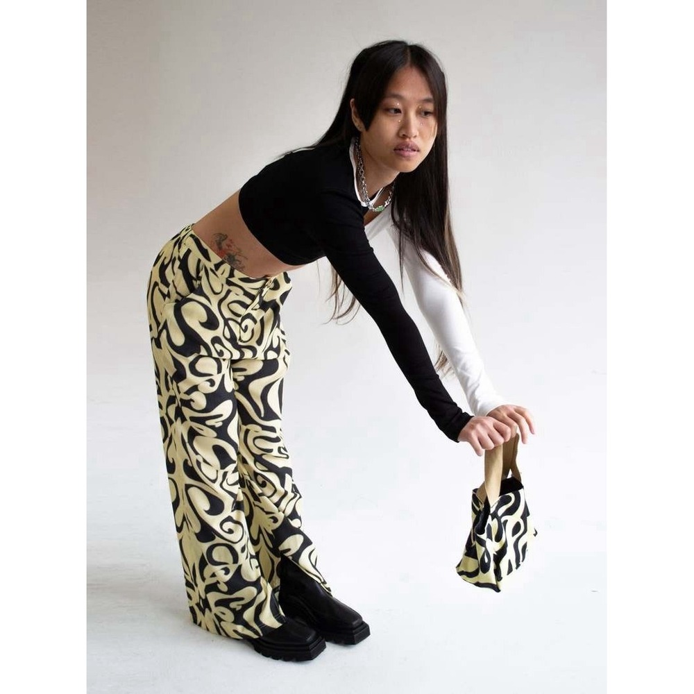 Find Me Now Women's Vega Pants Viscose Pull On Elastic Waist‎ EUC Size S
